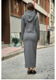 Günlük Uzun Bağcıklı Kadın Elbise
