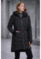 Kışlık Uzun Kadın Şişme Mont