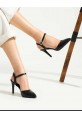 Mariana Siyah Cilt Topuklu Ayakkabı